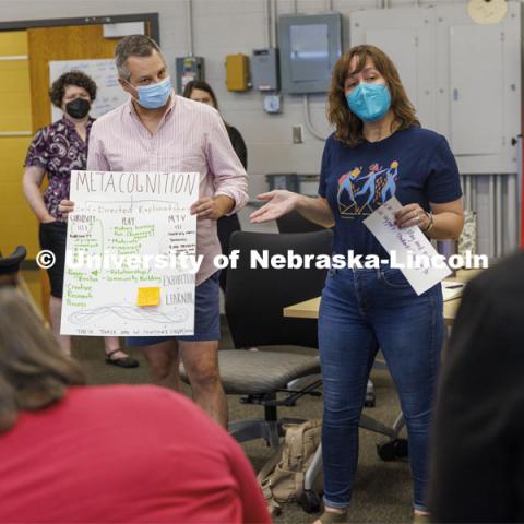 Guy Trainin’s project is Art TEAMS: Nurturing Educators Who Integrate Art, Core Subjects and Culturally Responsive Teaching to Support Students in Becoming Makers of Change. June 17, 2022. Photo by Craig Chandler / University Communication.