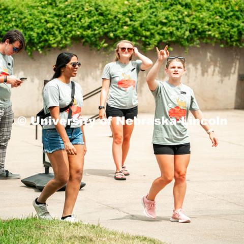 First Husker, Emerging Leader and CAST power programs filled the week before classes began for new students to become acquainted with college life. August 14, 2022. Photo by Jonah Tran for University Communication