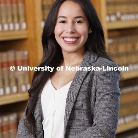 Genesis Agosto, Assistant Professor, College of Law. College of Law portrait session. August 18, 2022. Photo by Craig Chandler / University Communication.