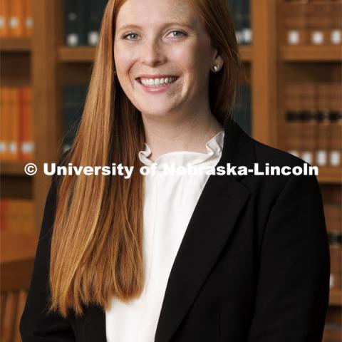 Ellie Clinch, Director of Development, College of Law. College of Law portrait session. August 18, 2022. Photo by Craig Chandler / University Communication.