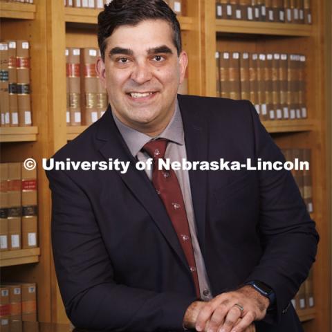 John Parsi, Visiting Professor of Law, College of Law. College of Law portrait session. August 18, 2022. Photo by Craig Chandler / University Communication.
