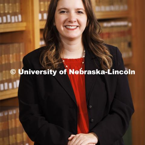 Rachel Smith, Recruitment Specialist, College of Law. College of Law portrait session. August 18, 2022. Photo by Craig Chandler / University Communication.