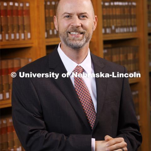 Paul Weitzel, Assistant Professor, College of Law. College of Law portrait session. August 18, 2022. Photo by Craig Chandler / University Communication.