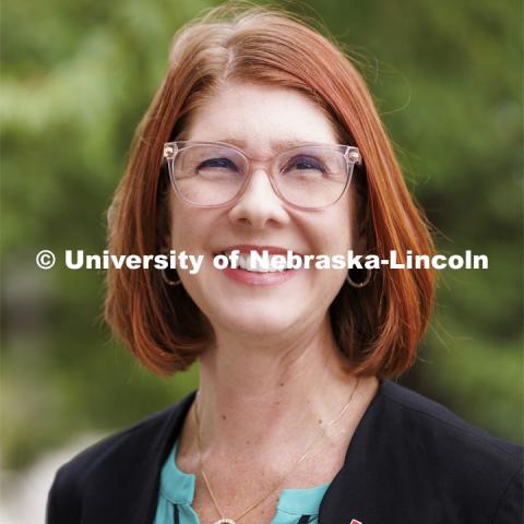 Angie Pannier, Swarts Family Chair in Biological Systems Engineering and professor of biomedical engineering, will present the Nebraska Lecture “DNA and RNA Delivery: From Novel Therapies to Vaccines that End Pandemics” on Nov. 17. The lecture will take place via Zoom. September 21. 2022. Photo by Craig Chandler / University Communication.