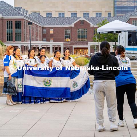 Fiesta on the green at the Nebraska Union Plaza. Fiesta on the Green is an annual Latino culture and heritage festival. September 22, 2022. Photo by Jonah Tran / University Communication.