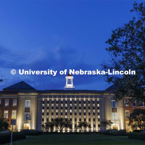 Love Library Cupola. September 29, 2022. Photo by Craig Chandler / University Communication.