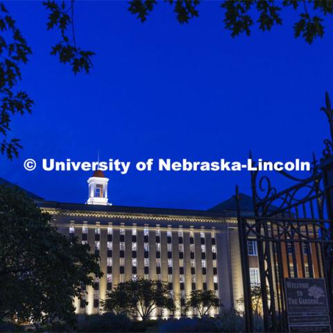 Love Library Cupola. September 29, 2022. Photo by Craig Chandler / University Communication.