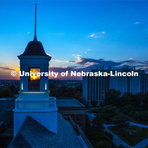 Love Library Cupola. September 29, 2022. Photo by Craig Chandler / University Communication.