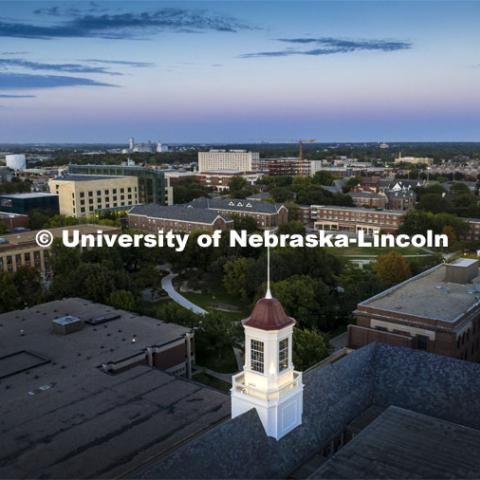 Love Library Cupola. September 29, 2022. Photo by Craig Chandler / University Communication.