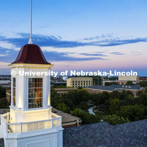 Love Library Cupola. September 29, 2022. Photo by Craig Chandler / University Communication.