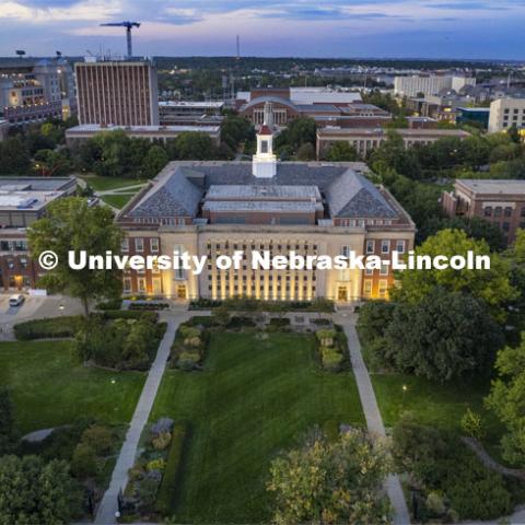 Love Library Cupola. September 29, 2022. Photo by Craig Chandler / University Communication.