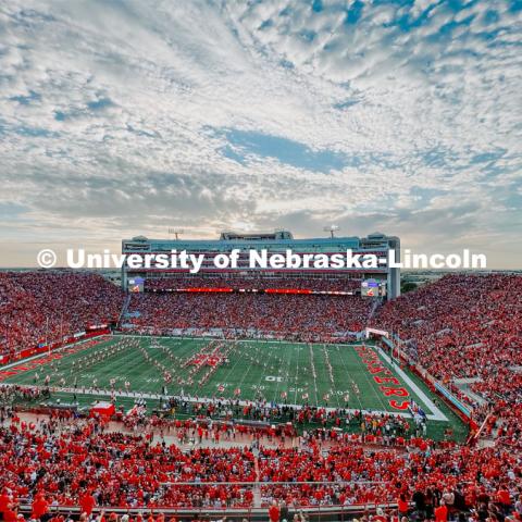 Football game in Memorial Stadium. NU vs Indiana. October 1, 2022. Photo by Taylor DeMaro / University Communication.