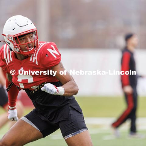 Nebraska Cornhuskers defensive back Darius Moore #40

FB Fall Practice

Nebraska Football

November 9, 2022. Photo by Scott Bruhn / Athletic Communications.