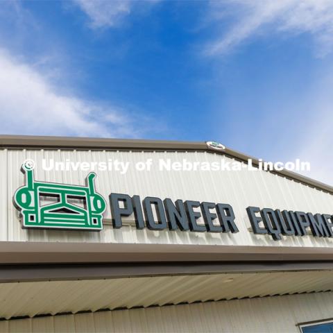 Jeff Hornung, and his Pioneer Equipment business in Hastings, Nebraska. Hornung is a former Engler student and has grown his business selling used large trucks world wide. February 21, 2023. Photo by Craig Chandler / University Communication.