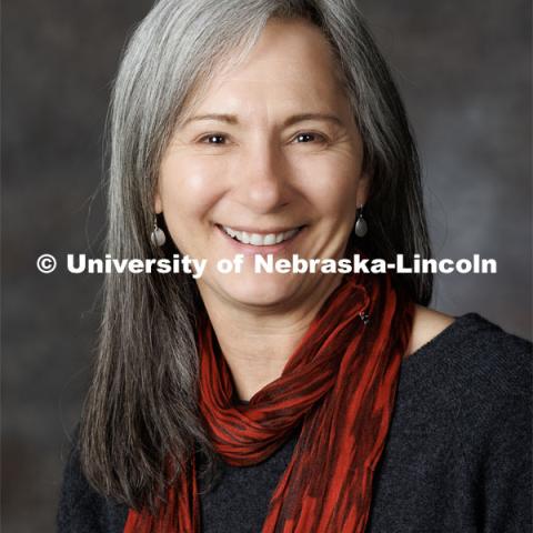 Studio portrait of Debra Buck, EDUCARE Lincoln Family Engagement Supervisor and Outreach Coordinator. Portraits of Extension, IANR and CASNR educators. Extension Educators photo shoot. February 22, 2023. Photo by Craig Chandler / University Communication.