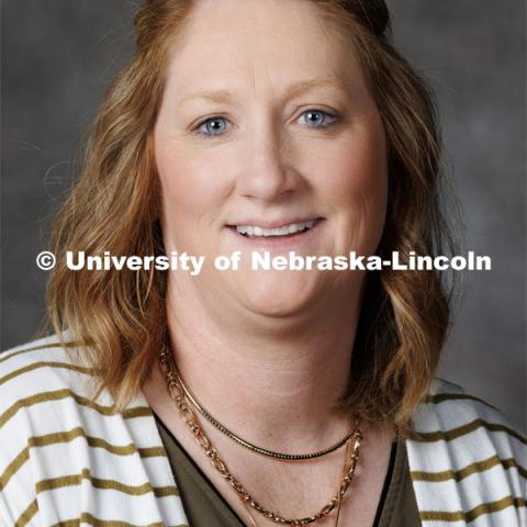 Studio portrait of Tanya Crawford, Extension Educator. Portraits of Extension, IANR and CASNR educators. Extension Educators photo shoot. February 22, 2023. Photo by Craig Chandler / University Communication.