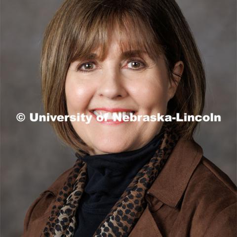 Studio portrait of Kristin Geisert, 4-H Extension Associate. Portraits of Extension, IANR and CASNR educators. Extension Educators photo shoot. February 22, 2023. Photo by Craig Chandler / University Communication.