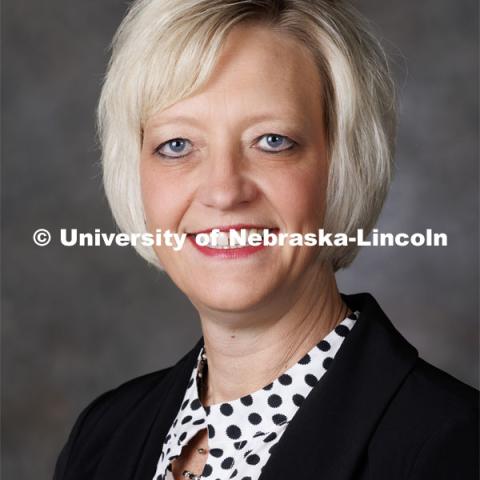 Studio portrait of Lisa Kaslon, Extension Educator / Professional Development Coordinator. Portraits of Extension, IANR and CASNR educators. Extension Educators photo shoot. February 22, 2023. Photo by Craig Chandler / University Communication.