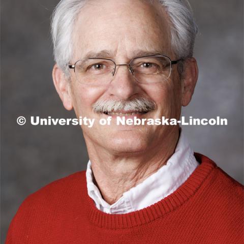 Studio portrait of Ron Seymour, Extension Educator. Portraits of Extension, IANR and CASNR educators. Extension Educators photo shoot. February 22, 2023. Photo by Craig Chandler / University Communication.