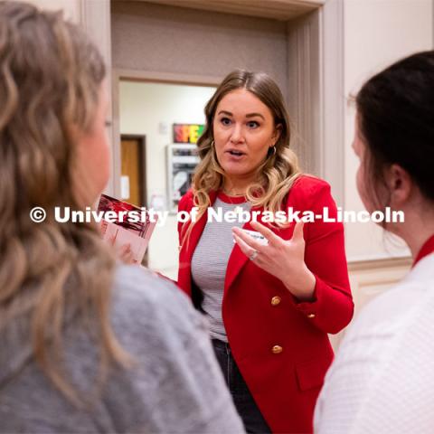 New students get information about various programs during Admitted Student Day inside the Nebraska Union. Admitted Student Day is UNL’s in-person, on-campus event for all admitted students. March 24, 2023. Photo by Jordan Opp for University Communication.