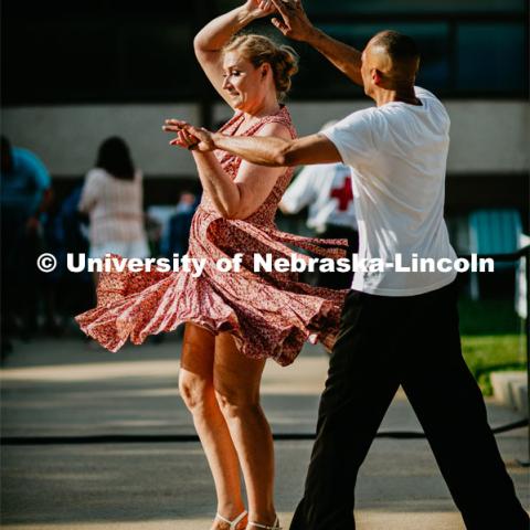 Concerts in the Jazz in June series are at 7 p.m. each Tuesday in June in the sculpture garden west of the Sheldon Museum of Art, 12th and R streets. June 7, 2023. Photo by Justin Mohling for University Communication.