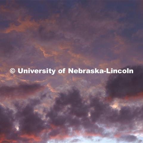 Dark clouds in the sky. August 13, 2023. Photo by Craig Chandler/ University Communication.