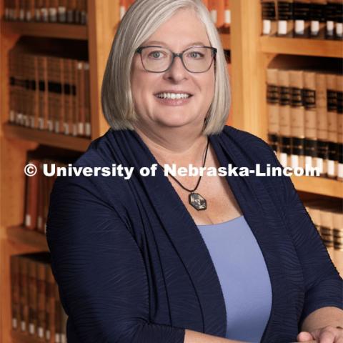 Darice Cecil, Assistant Director of Student Development. College of Law faculty and staff photo shoot. August 15, 2023. Photo by Craig Chandler / University Communication.