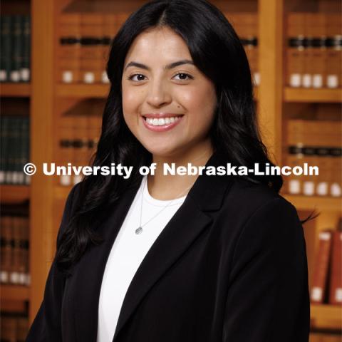 Ariana DeAngelo, Office Assistant at the College of Law. College of Law faculty and staff photo shoot. August 15, 2023. Photo by Craig Chandler / University Communication.