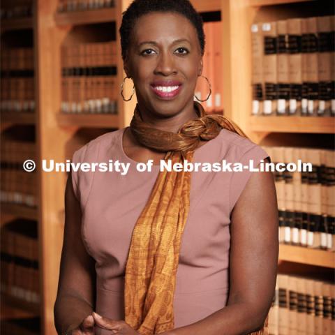 Christal Sheppard, lecturer for the College of Law. College of Law faculty and staff photo shoot. August 15, 2023. Photo by Craig Chandler / University Communication.