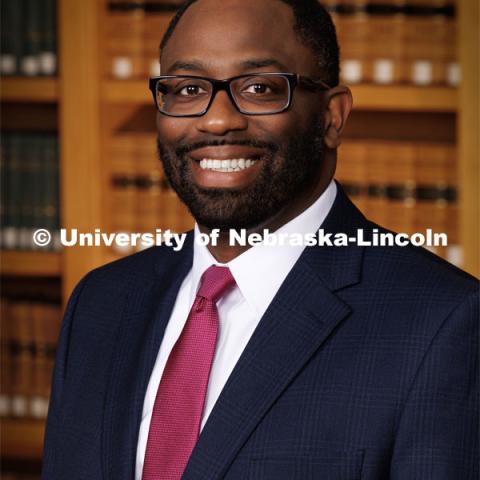 Korey Taylor, Assistant Professor for the College of Law. College of Law faculty and staff photo shoot. August 15, 2023. Photo by Craig Chandler / University Communication.
