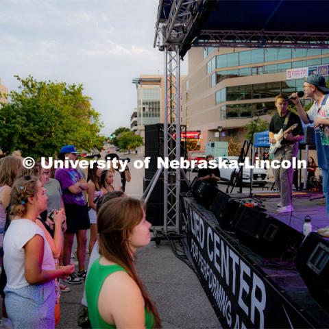 The Lied Center’s Big Red Lied Experience hosted a free concert featuring rising star Maude LaTour. August 25, 2023. Photo by Jonah Tran / University Communication.