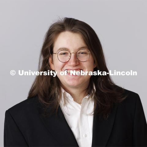 Studio portrait of Dalton Cooper, New Student Enrollment Orientation Leaders. December 11, 2023. Photo by Craig Chandler / University Communication and Marketing.