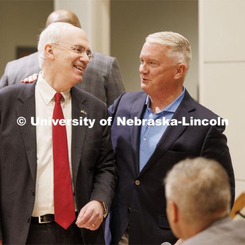 Public forums for Jeffrey P. Gold, M.D., the priority candidate for President of the University of Nebraska System in the Nebraska Union on City Campus. April 15, 2024. Photo by Craig Chandler / University Communication and Marketing.