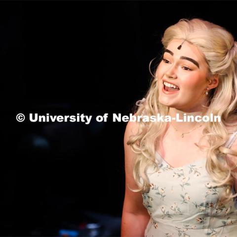 Hannah Yohe in UNL’s production of “Big Fish”. April 23, 2024. Photo by Taryn Hamill for University Communication and Marketing.
