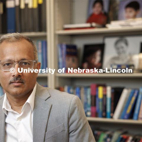 Vinod Variyam, Professor in the School of Computing. May 13, 2024. Photo by Craig Chandler / University Communication and Marketing
