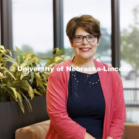 Kristen Olson, Leland J. and Dorothy H. Olson Professor in the Department of Sociology and director of the Bureau of Sociological Research, received the Outstanding Research and Creative Activity award for research focused on survey methodology. The ORCA recognizes faculty for outstanding research or creative activity of national or international significance. June 4, 2024. Photo by Craig Chandler / University Communication and Marketing.