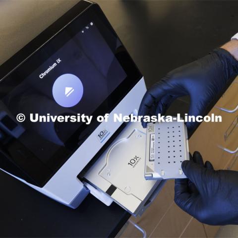 Flow Cytometry lab in Morrison Hall. Nebraska Center for Biotechnology. June 13, 2024. Photo by Craig Chandler / University Communication and Marketing.