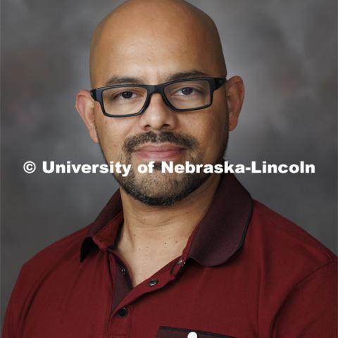 Studio portrait of Byron Chaves-Elizondo, Assistant Professor of Food Science and Technology. June 27, 2024. Photo by Craig Chandler / University Communication and Marketing.