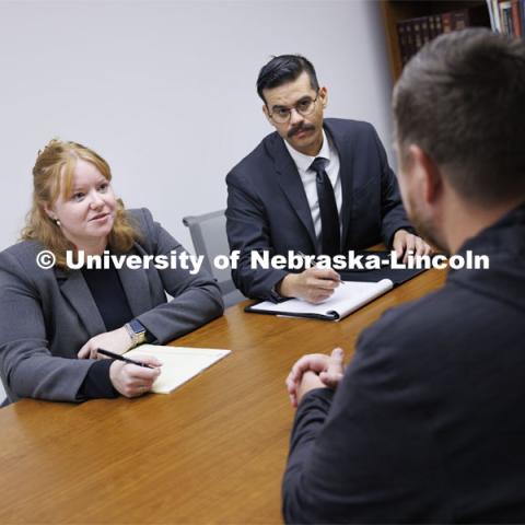 Debtor Defense Clinic. College of Law Clinics. September 19, 2024. Photo by Craig Chandler / University Communication and Marketing.