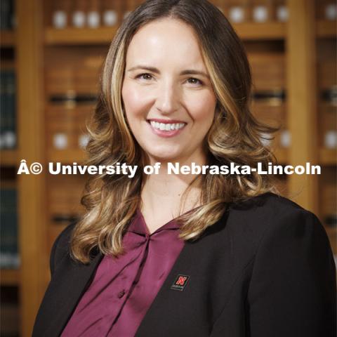 Jessica Murphy, Assistant Professor, College of Law Faculty. College of Law portrait session. August 20, 2024. Photo by Craig Chandler / University Communication and Marketing.