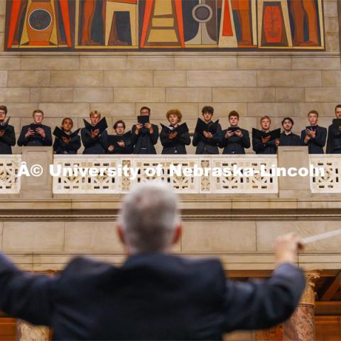 President Jeffrey Gold Investiture in the Nebraska State Capitol. September 5, 2024. Photo by Craig Chandler / University Communication and Marketing.