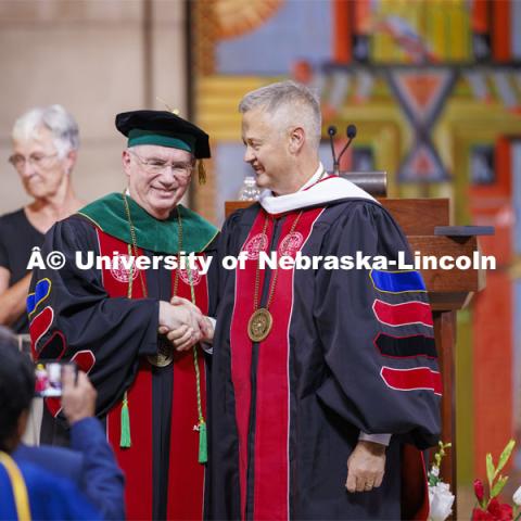 President Jeffrey Gold Investiture in the Nebraska State Capitol. September 5, 2024. Photo by Craig Chandler / University Communication and Marketing.