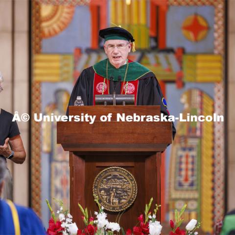 President Jeffrey Gold Investiture in the Nebraska State Capitol. September 5, 2024. Photo by Craig Chandler / University Communication and Marketing.