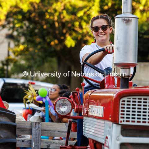 Cornchella hayrack ride. 2024 Homecoming celebration. October 4, 2024. Photo by Kristen Labadie / University Communication.