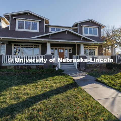 Exterior view of the Lincoln Lighthouse located at 2601 N Street. Lighthouse is an after-school program offering academic support and programming for middle and high school students. November 12, 2024. Photo by Jordan Opp / University Communication and Marketing.