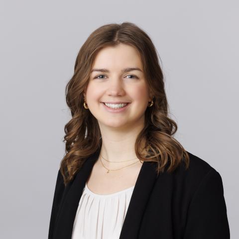 Studio portrait of Mary Gerend. New Student Enrollment Orientation Leaders. December 13, 2024. Photo by Craig Chandler / University Communication and Marketing.